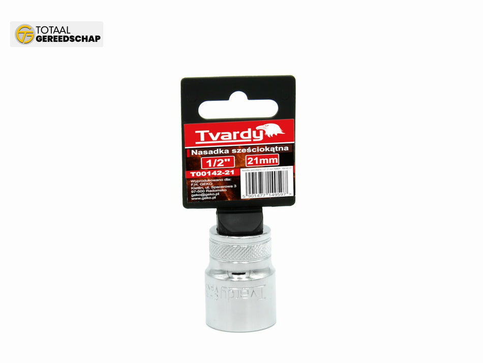 Hex socket 6 pt 1/2" - 21 mm