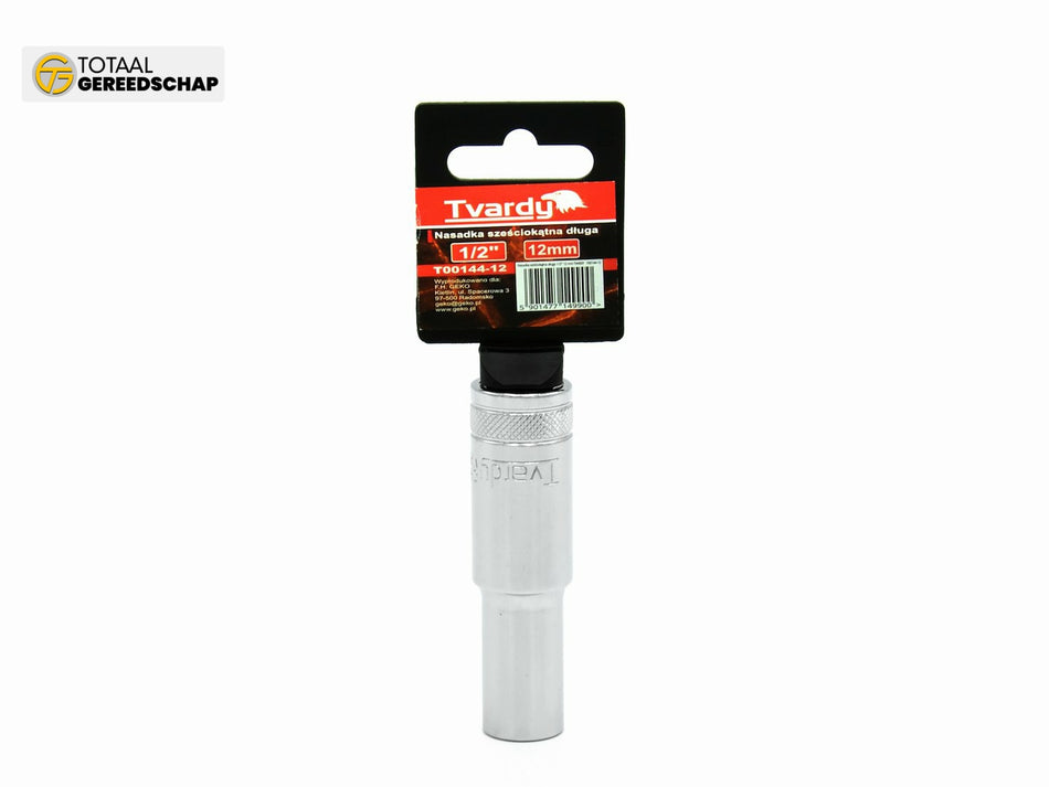 Hex deep socket 6 pt 1/2" - 12 mm