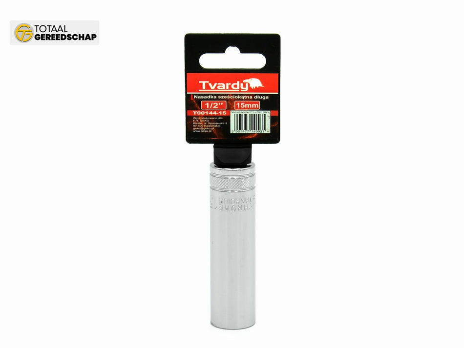 Hex deep socket 6 pt 1/2" - 15 mm