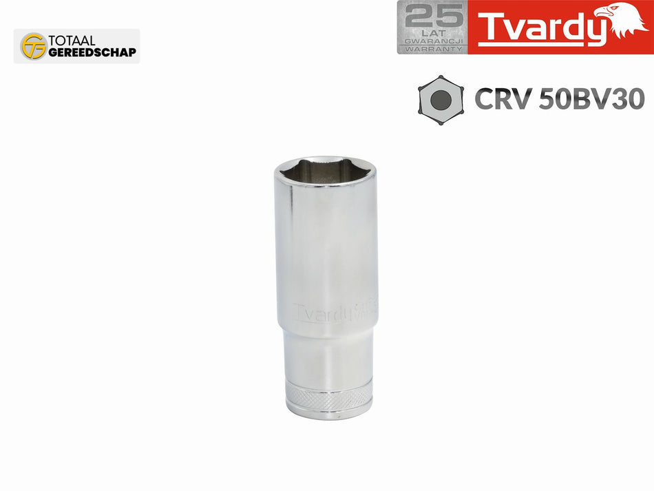 Hex deep socket 6 pt 1/2" - 16 mm