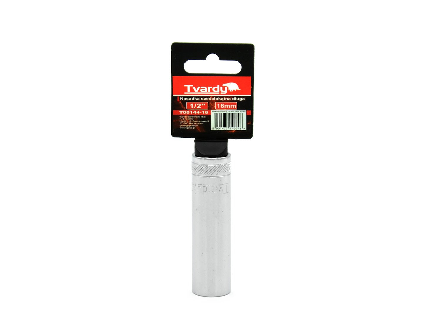 Zeskant diepe dop 6-punts 1/2" - 16 mm