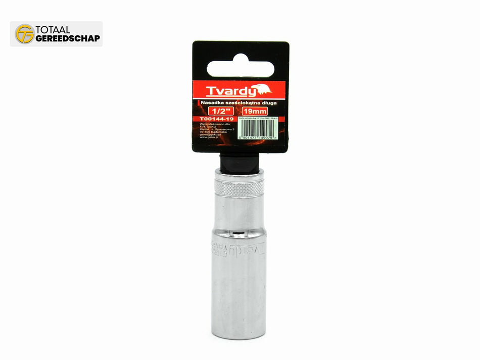 Hex deep socket 6 pt 1/2" - 19 mm