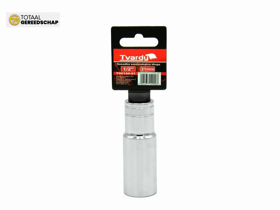 Hex deep socket 6 pt 1/2" - 21 mm