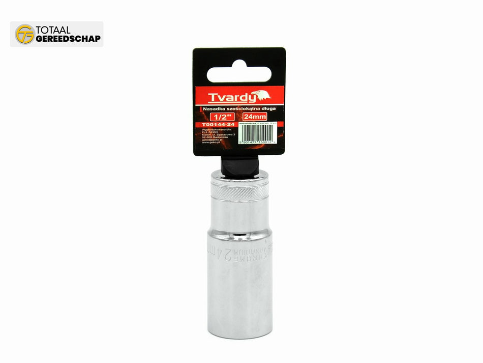 Hex deep socket 6 pt 1/2" - 24 mm