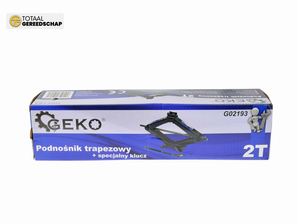 Scissors jack 2T with special spanner