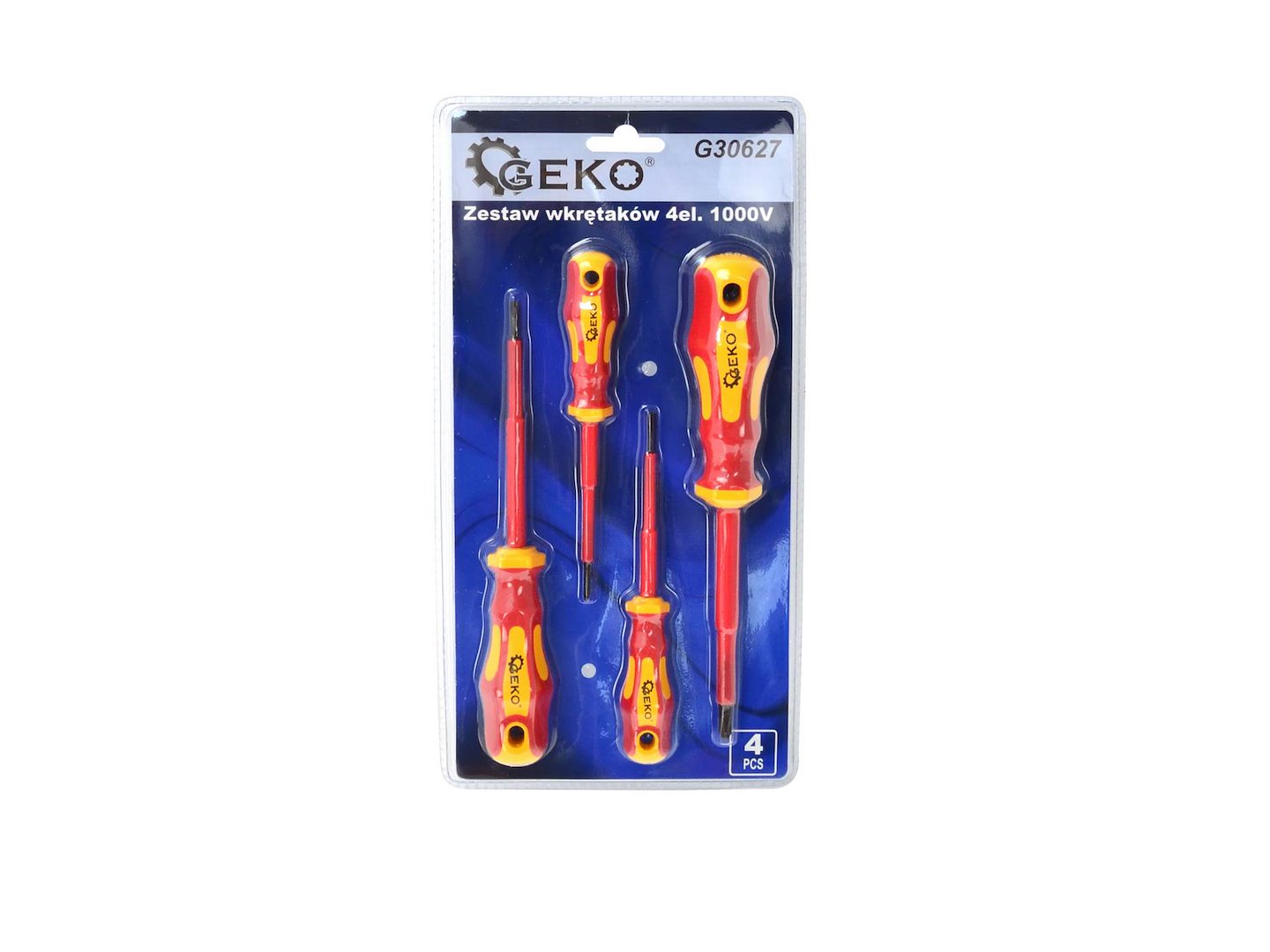 VDE schroevendraaierset 1000V 4 stuks