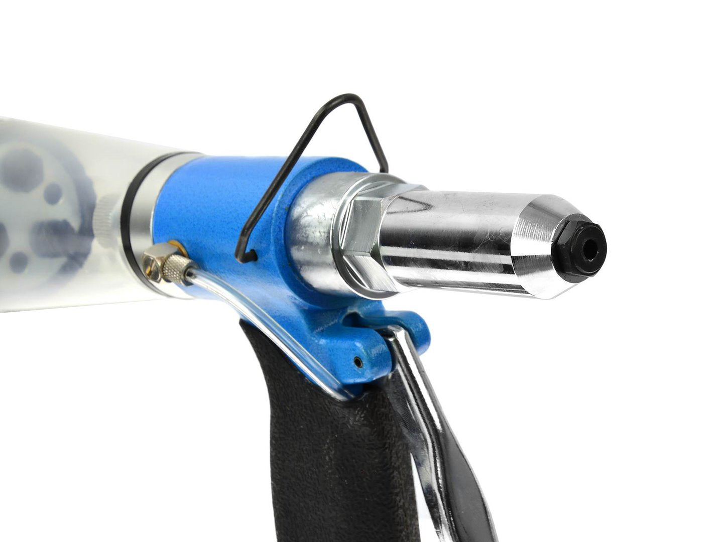 Pneumatische klinknageltang met automatische zuigfunctie 2,4-6,4 mm