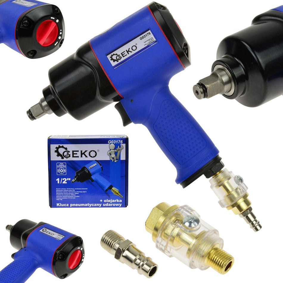 1/2" luchtslagsleutel met 1/4" olieapparaat