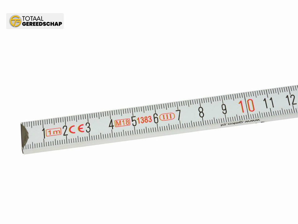 Wooden Folding Ruler 1m / 5 sections