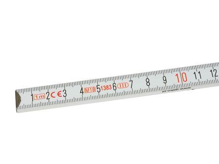 Houten opvouwbare liniaal 1 m / 5 secties