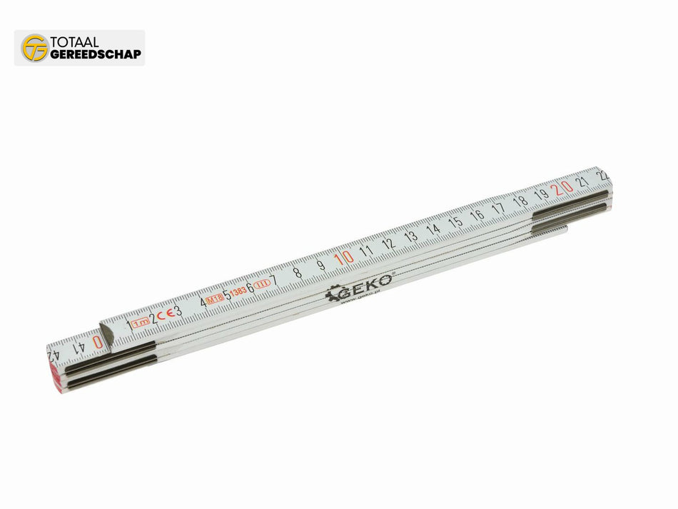 Wooden Folding Ruler 1m / 5 sections