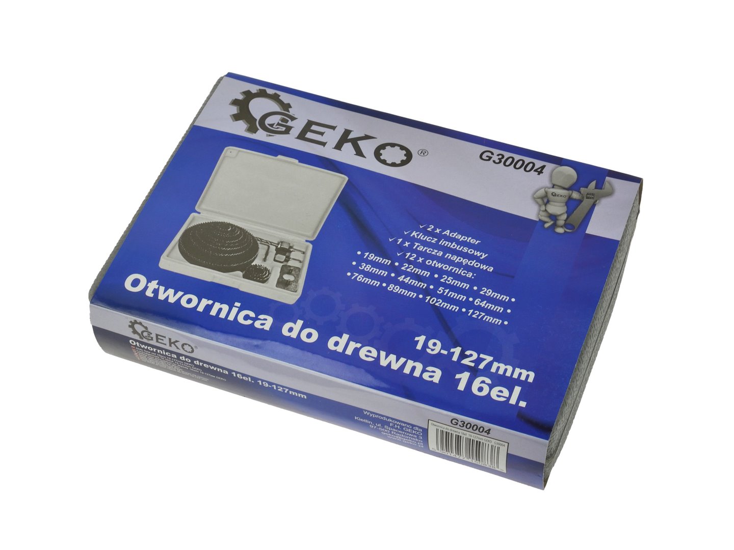 Gatzaagset 19-127mm 16 stuks