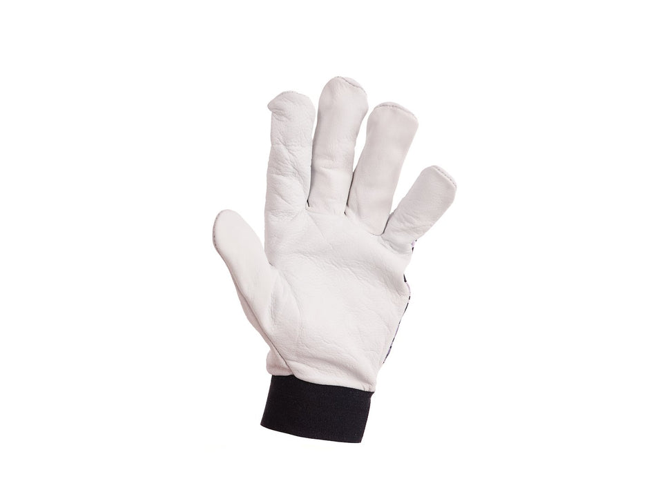 Leren montagedhandschoenen, geitenleer - klittenband, maat 10 (12/120)
