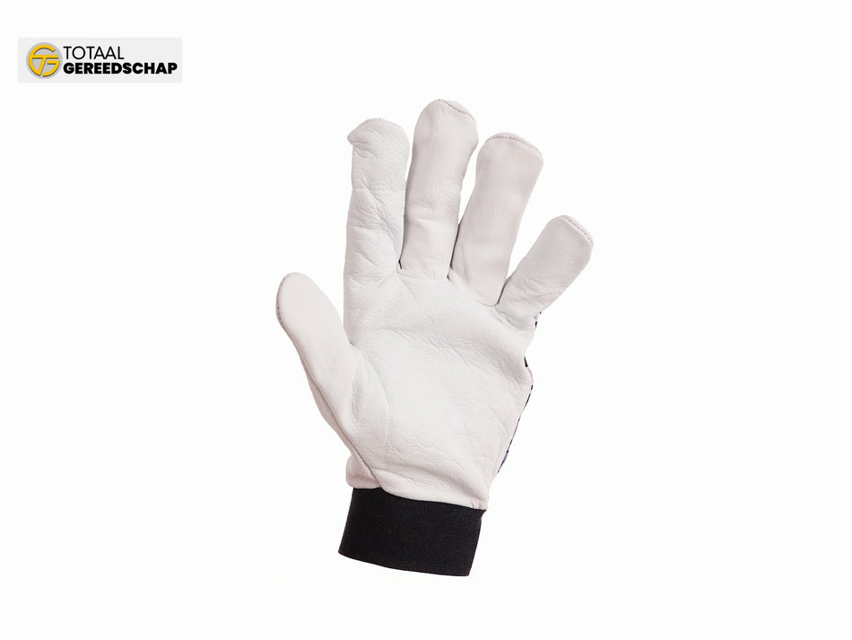 Leather Assembly Work Gloves, Goat Leather - Velcro, Size 10 (12/120)