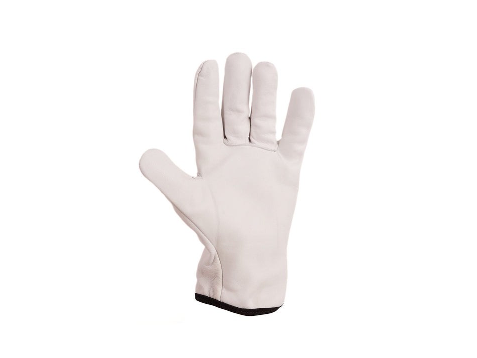 Geitenleren handschoenen, vleugelduimen maat 9