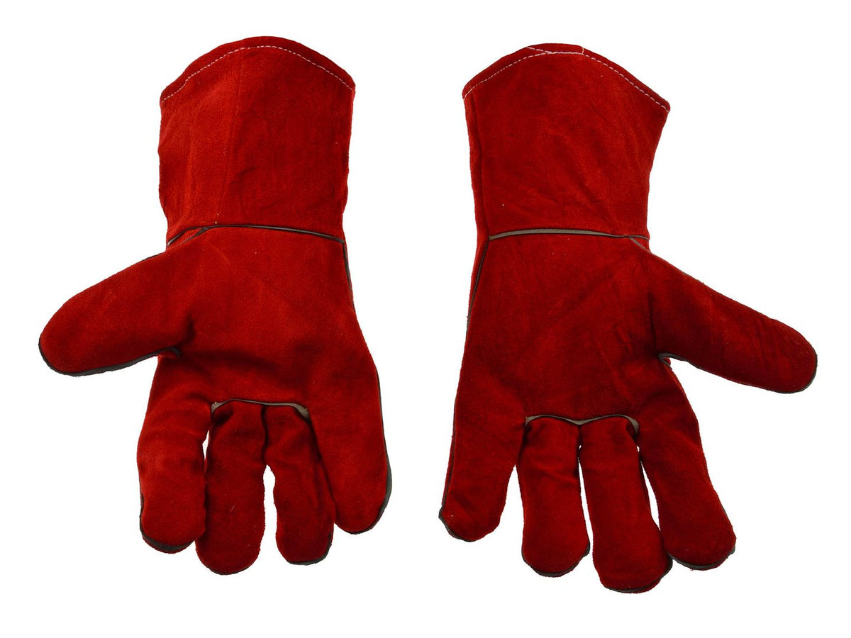 Handschoenen van koeien-splitleer