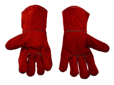 Handschoenen van koeien-splitleer