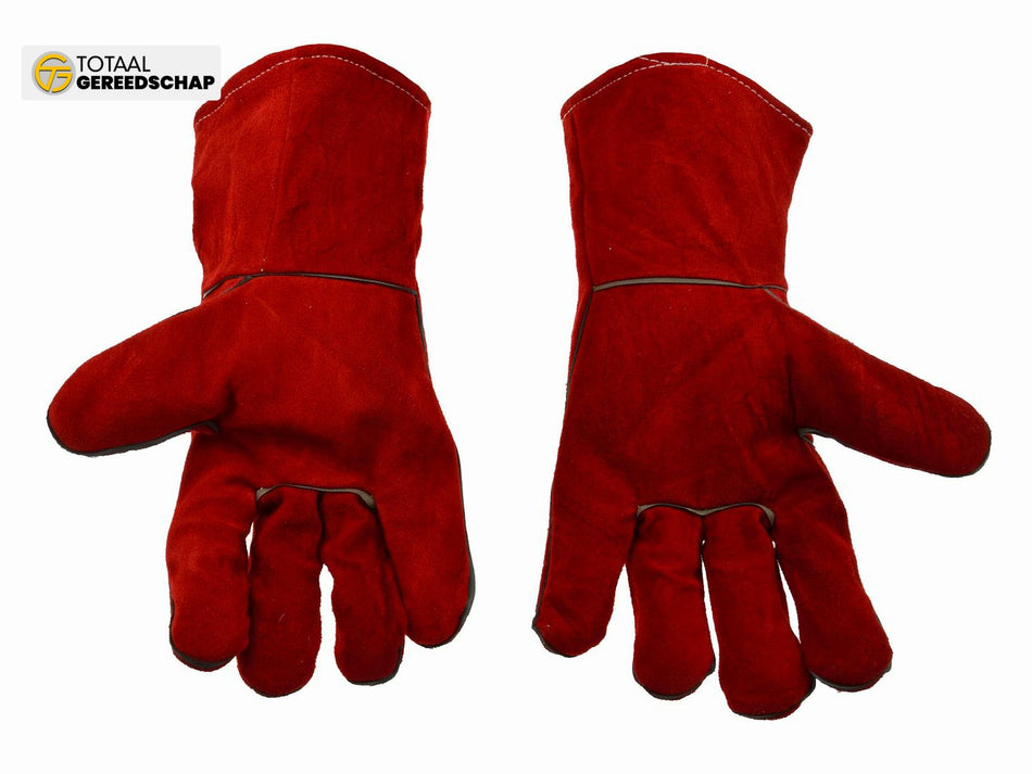 Cow split leather gloves