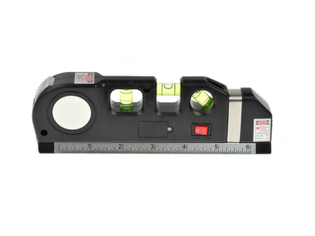 Multifunctionele laserwaterpas met meetlint 2,5 m