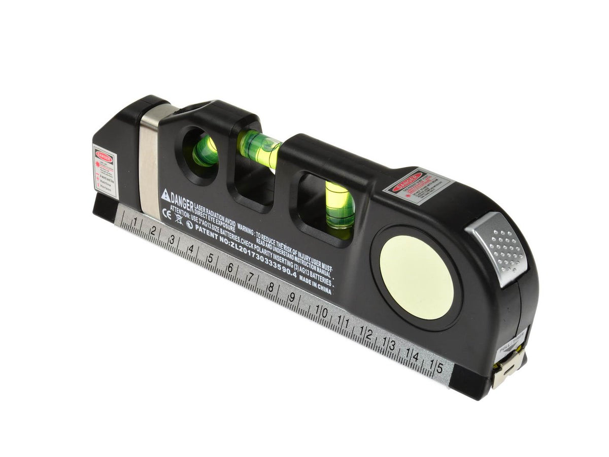 Multifunctionele laserwaterpas met meetlint 2,5 m
