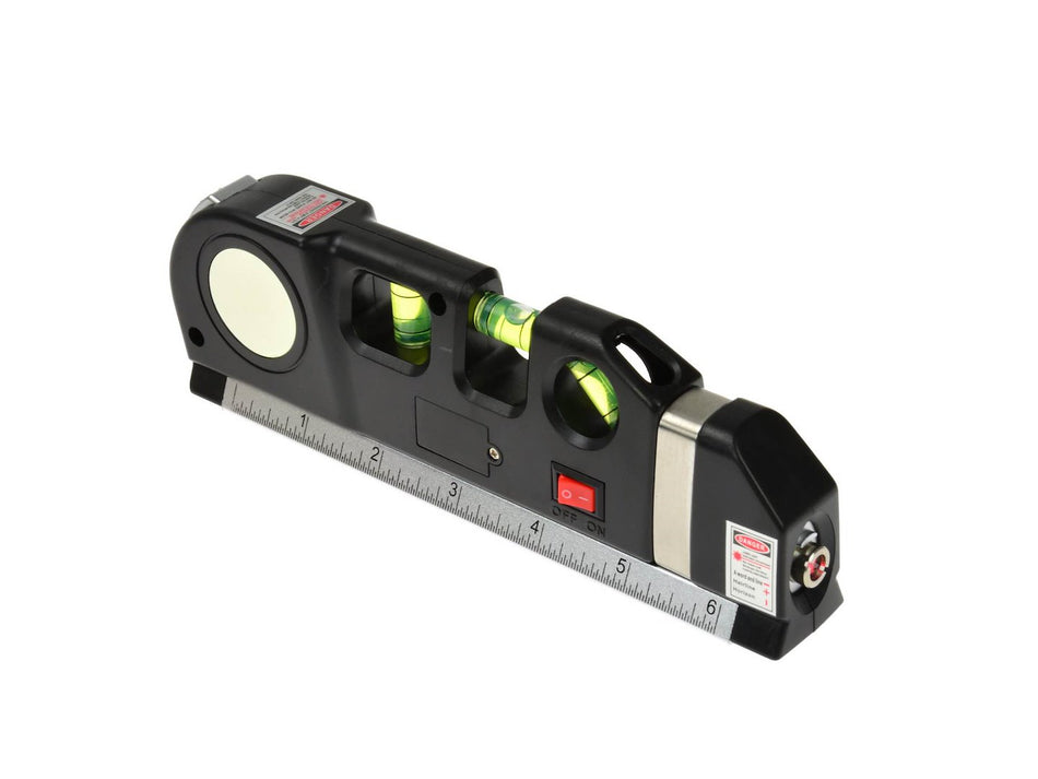 Multifunctionele laserwaterpas met meetlint 2,5 m