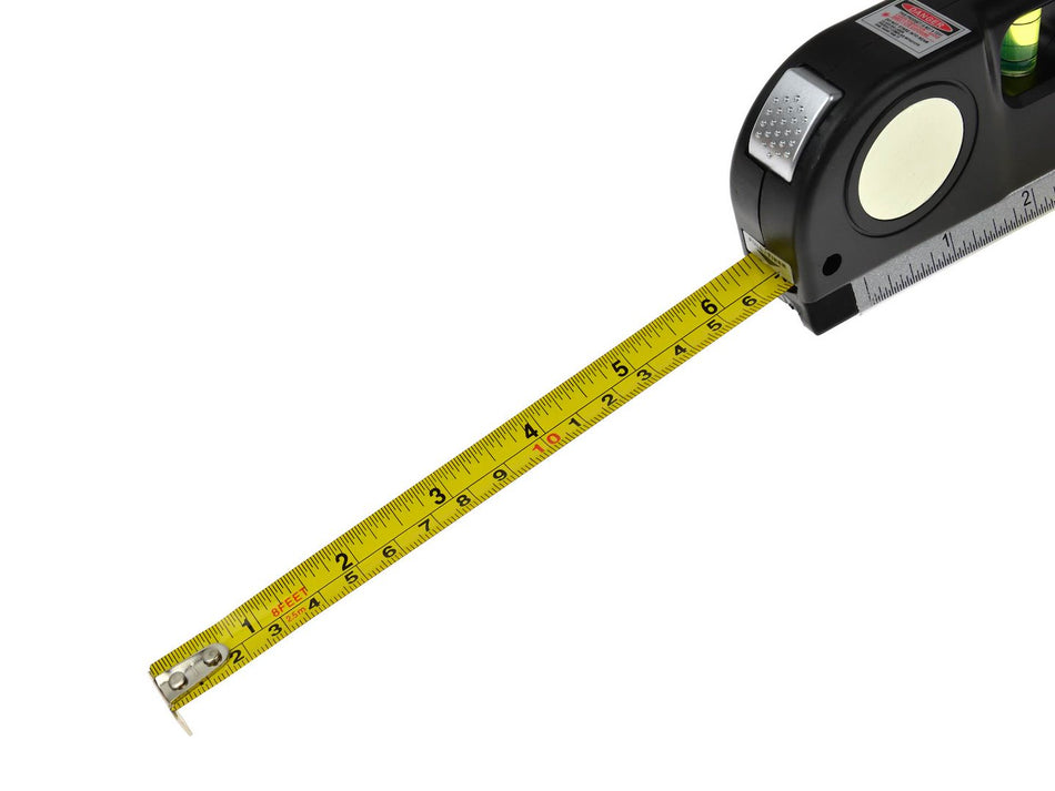 Multifunctionele laserwaterpas met meetlint 2,5 m