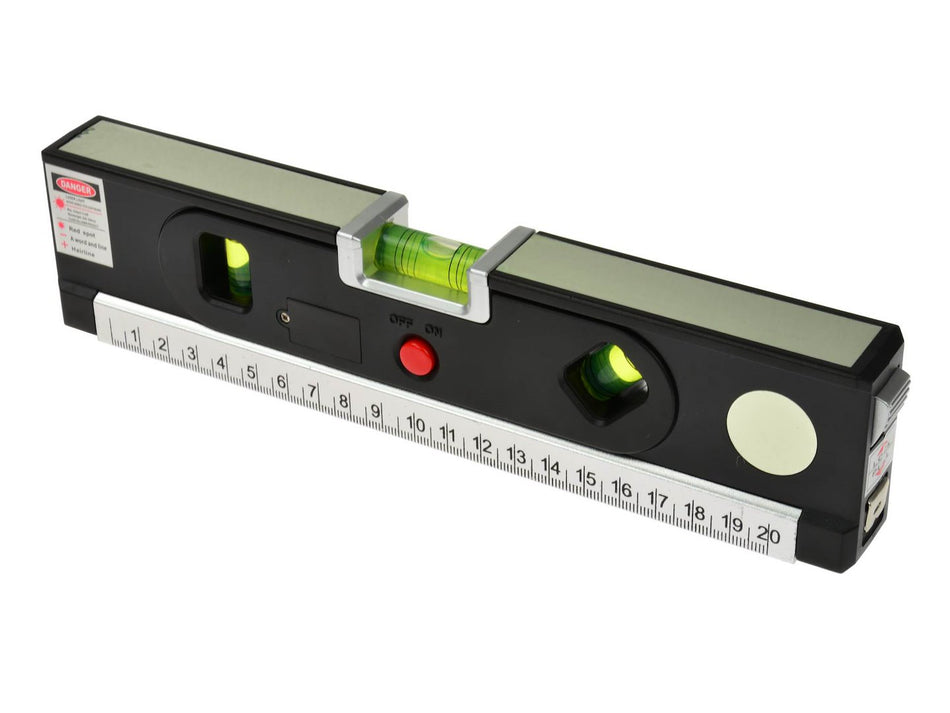Multifunctionele laserwaterpas met meetlint 1,5 m