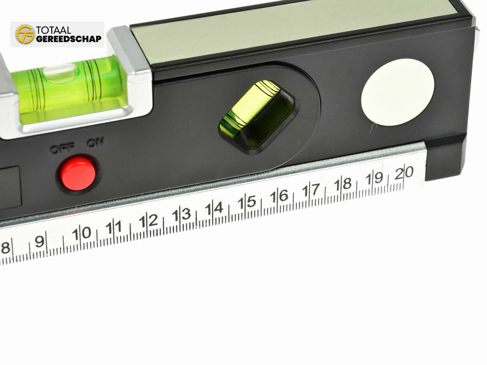 Multipurpose Laser Level with 1.5m Measure Tape Ruler