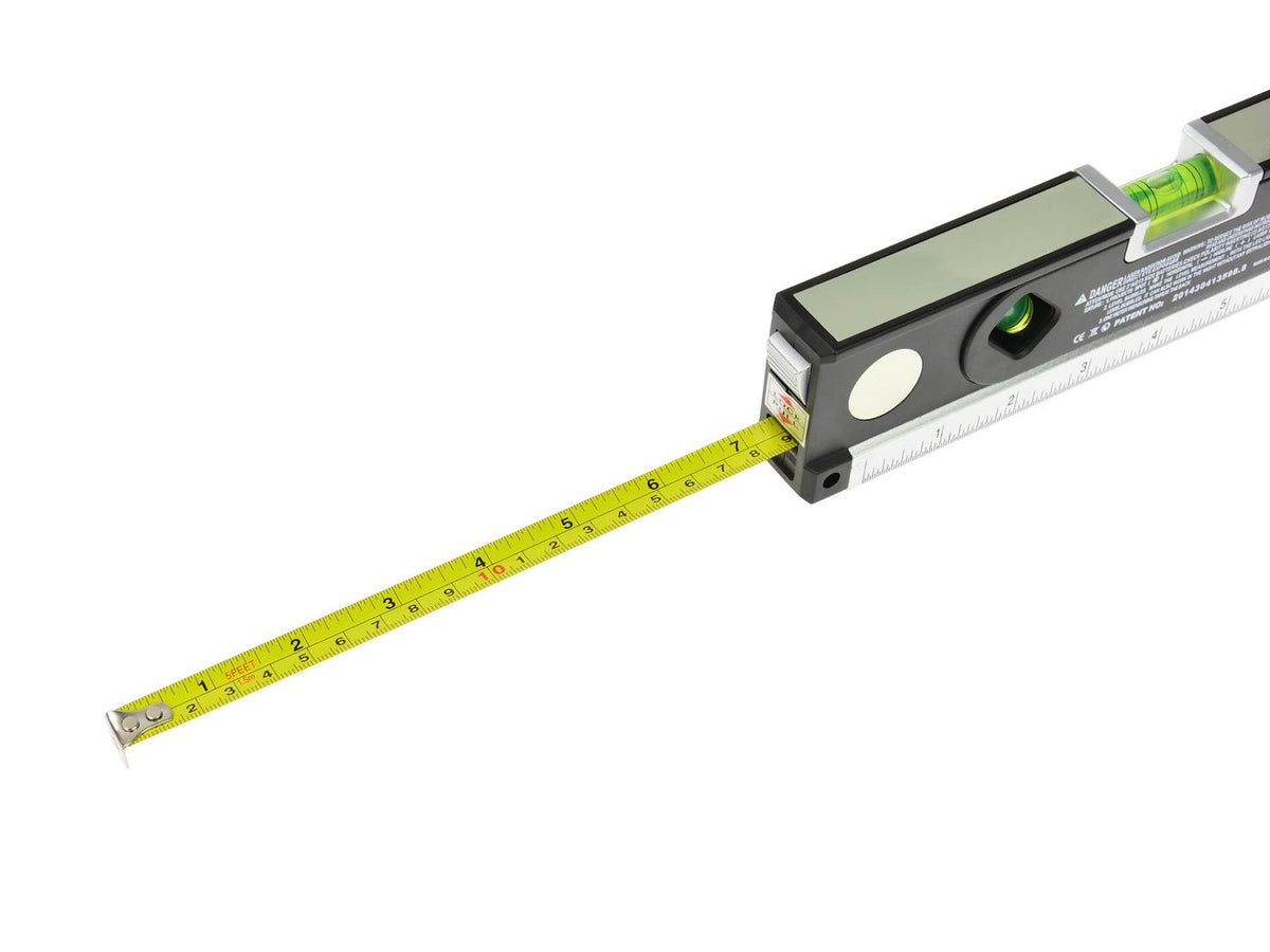 Multifunctionele laserwaterpas met meetlint 1,5 m