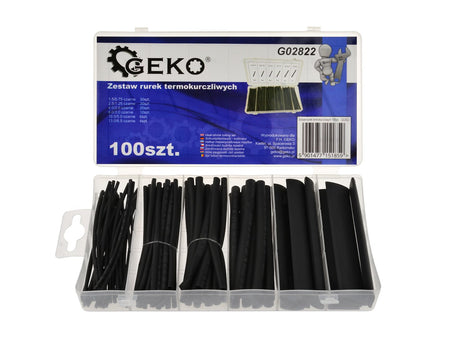 Assortiment krimpkous zwart 100 stuks