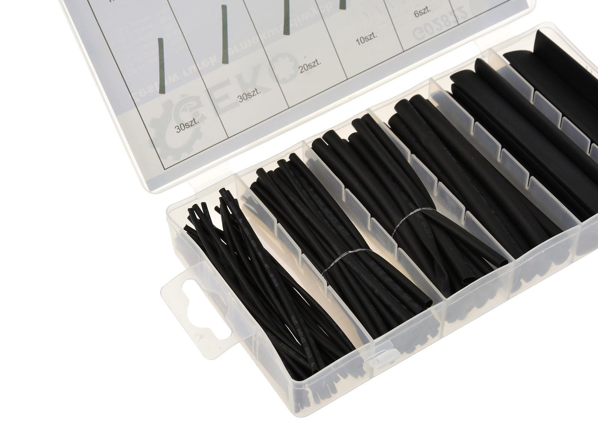 Assortiment krimpkous zwart 100 stuks