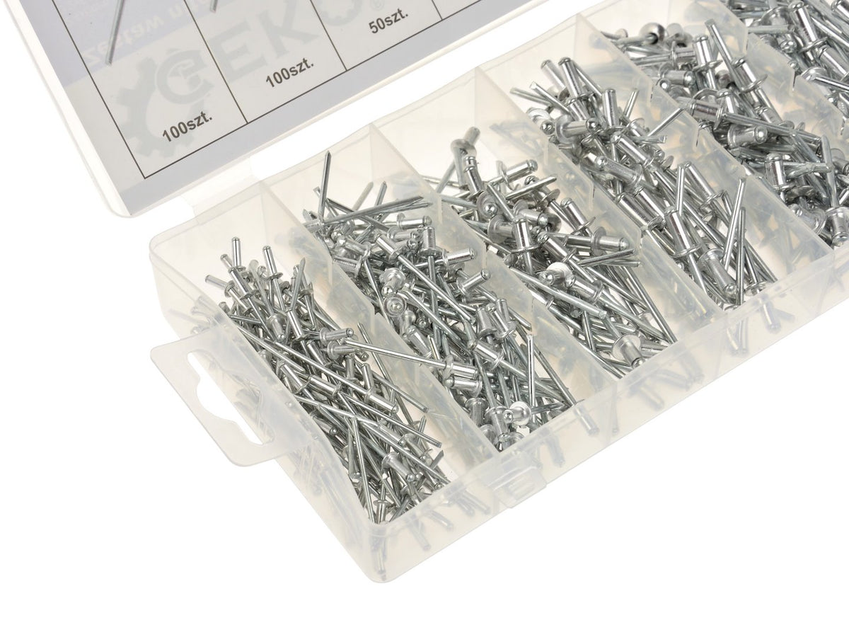 Aluminium klinknagelset 400 stuks