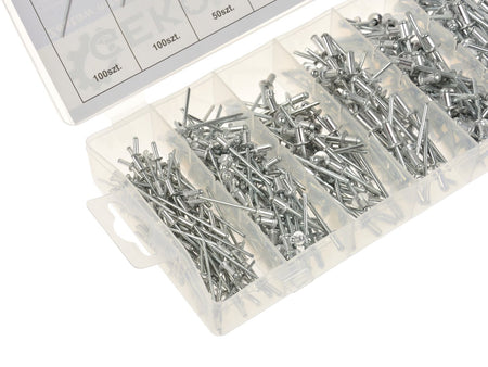 Aluminium klinknagelset 400 stuks