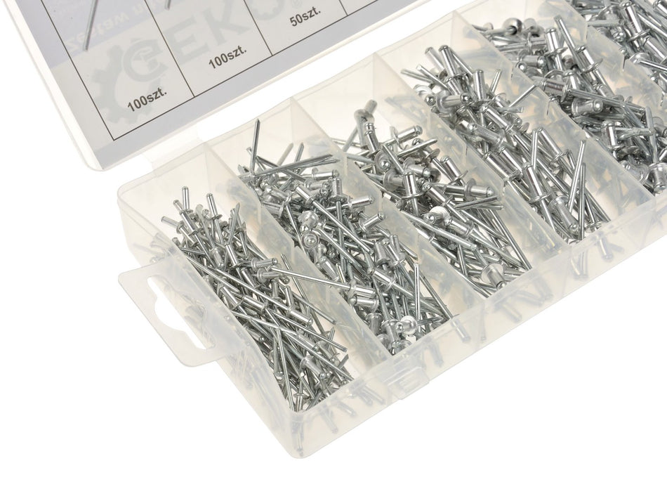 Aluminium klinknagelset 400 stuks