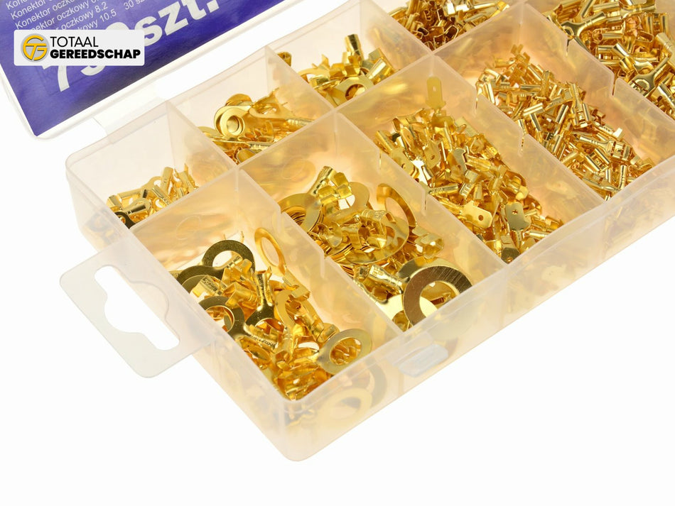 Auto Non Insulated Terminal Connector Kit 750 pcs