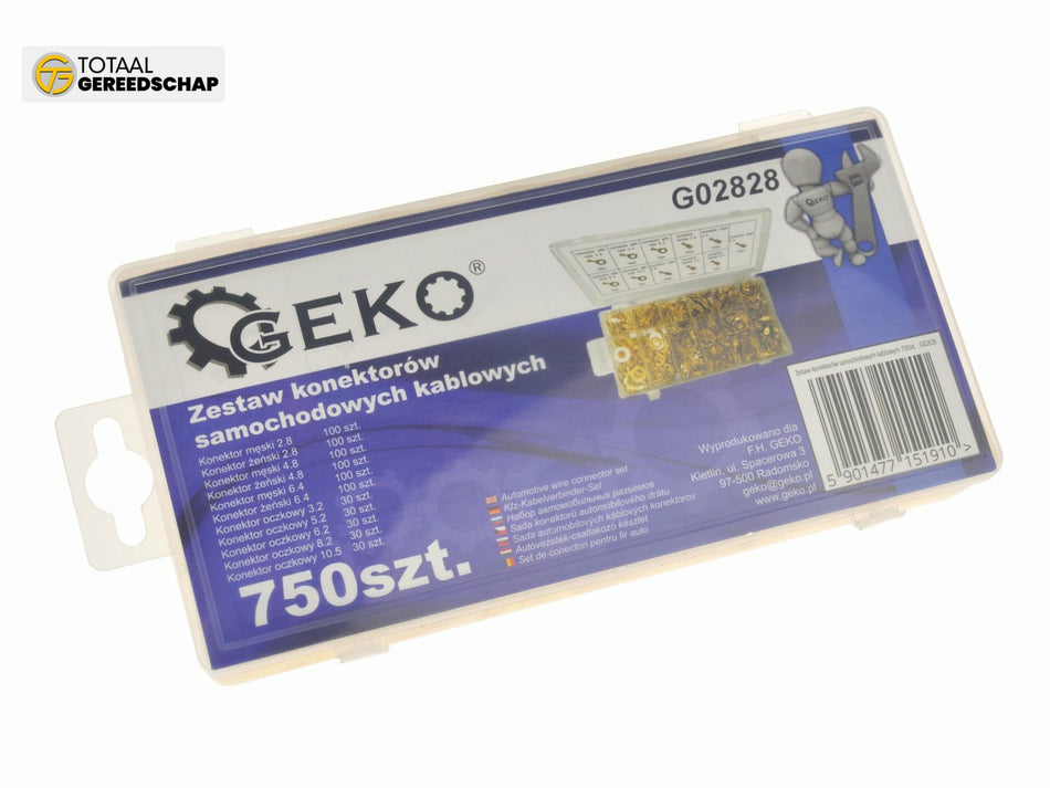 Auto Non Insulated Terminal Connector Kit 750 pcs