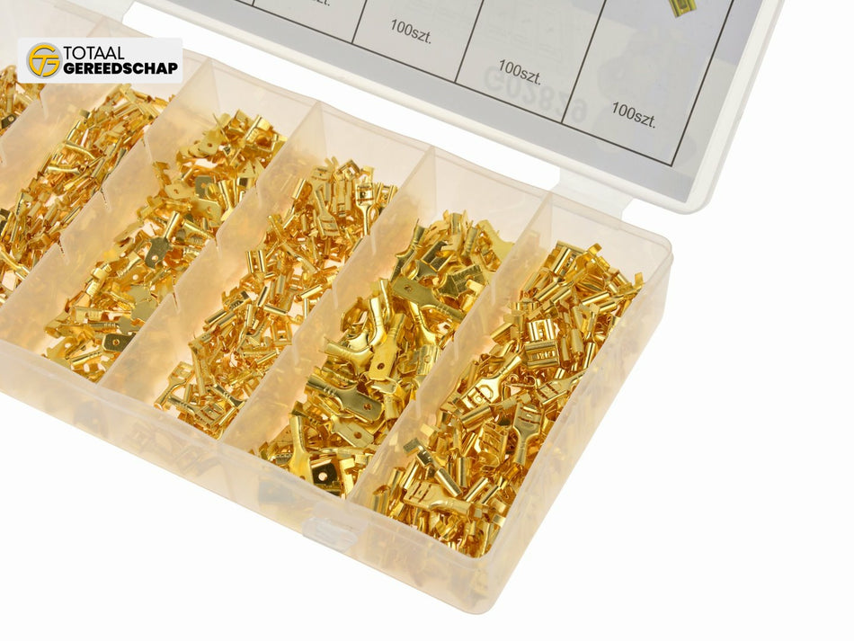 Auto Non Insulated Terminal Connector Kit 600 pcs