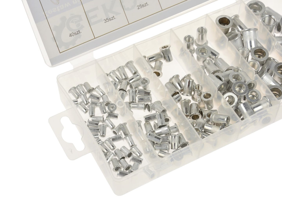 150 stuks aluminium klinkmoeren assortiment
