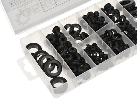 180 stuks rubberen doorvoerringen assortiment set