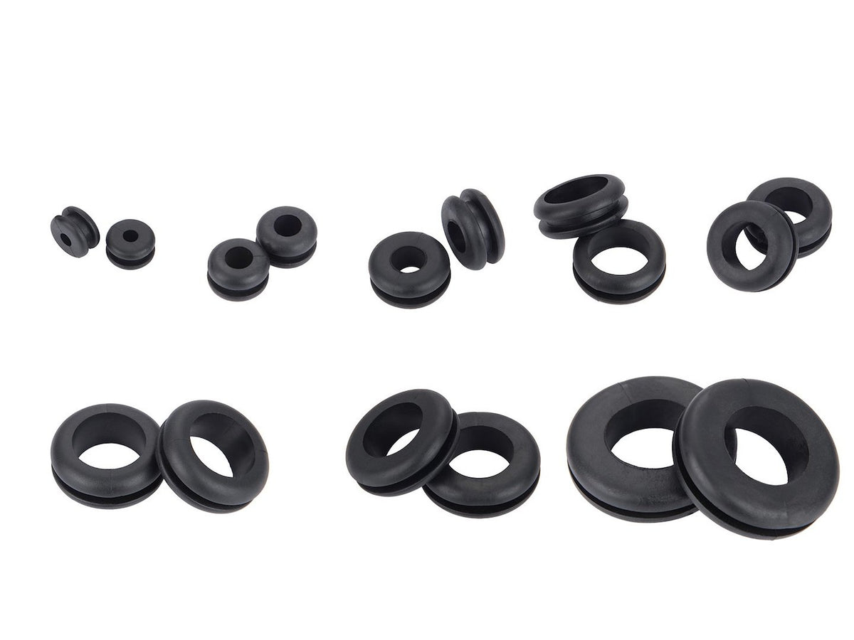 180 stuks rubberen doorvoerringen assortiment set
