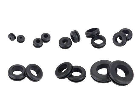 180 stuks rubberen doorvoerringen assortiment set