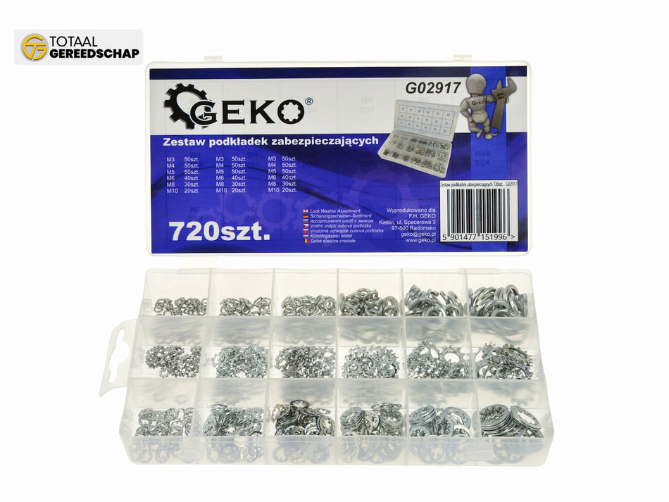 720pcs Lock Washer Assortment