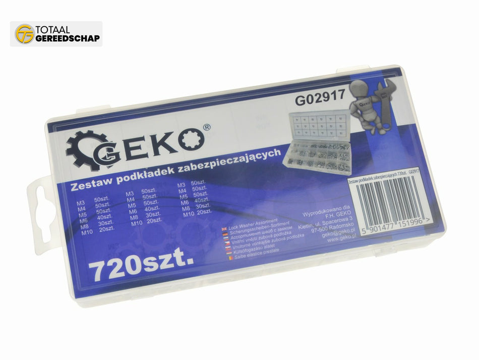 720pcs Lock Washer Assortment