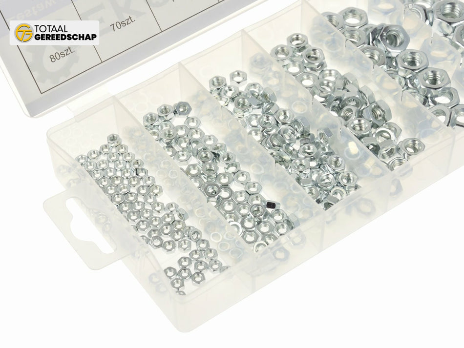 300pcs stainless nuts 300pcs