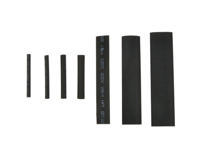 Assortiment krimpkous zwart 127 stuks