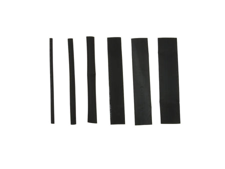 Assortiment krimpkous zwart 196 stuks