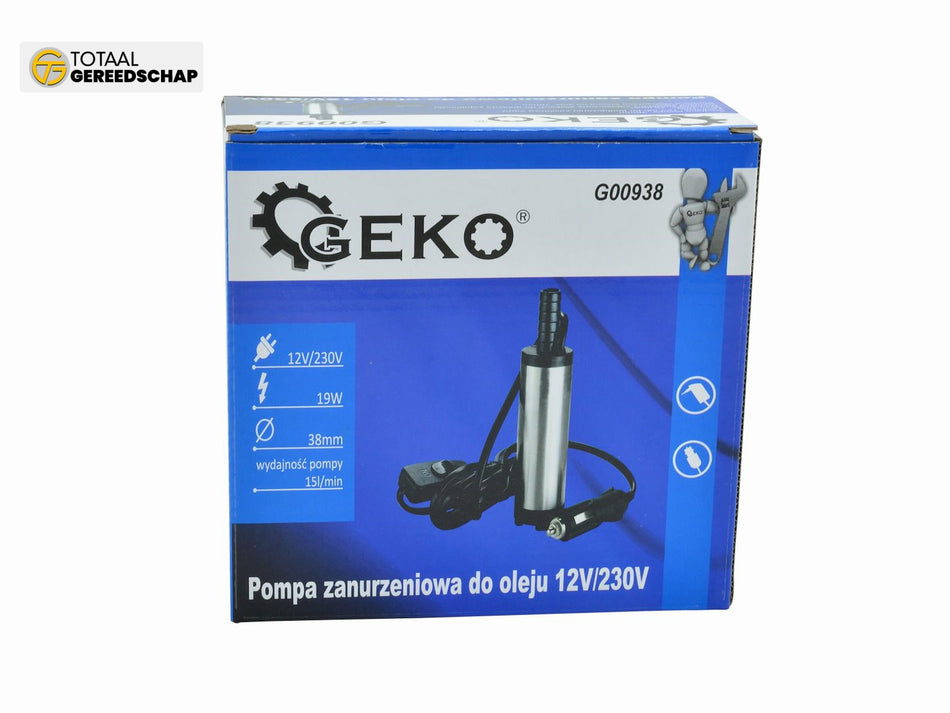 Submersible Oil Pump 12V/230V 38mm