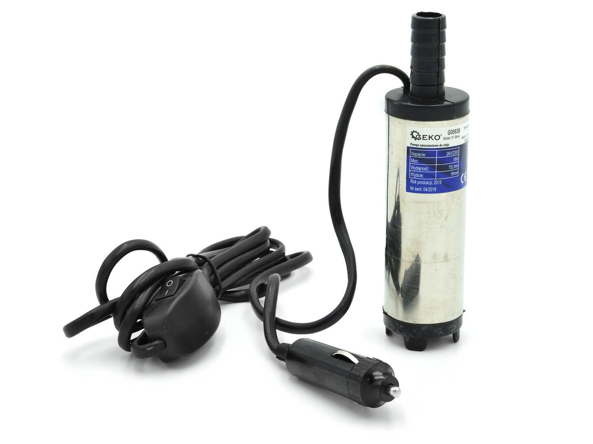 Dompeloliepomp 24V/230V 38mm