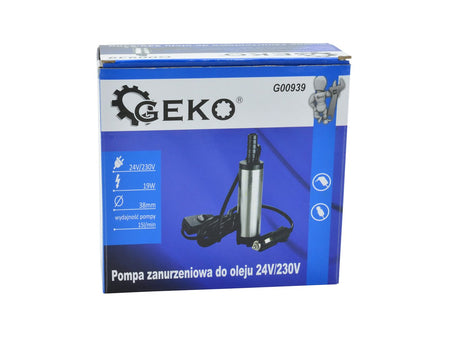 Dompeloliepomp 24V/230V 38mm