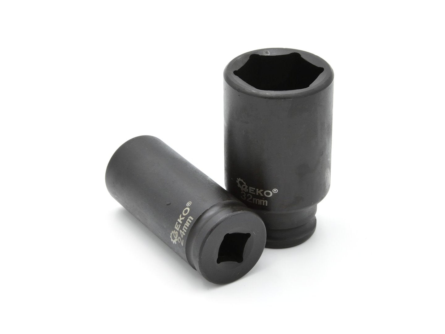 Lange slagdopsleutelset 1/2" 10-32mm (16 stuks)